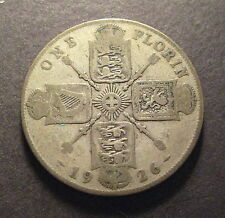 1926 Great Britain Florin, Two Shillings - Silver -* No Reserve * - (L858)