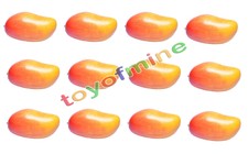 12x Lifelike Decorative Plastic Artificial Fake Fruit Home Decor Craft Red Mango