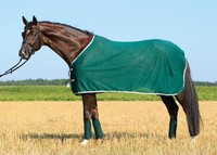Fliegendecke FLY FREE v. Busse - NEU - GRÜN/NEBEL, 155cm, Pflege,Pferd, Schutz