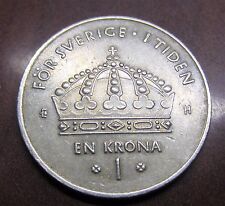 Sweden Carl Gustaf 1 Krona 2003 / Nice Coin