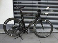 Triathlon Zeitfahrrad Trek Speed Concept 9.9 Komplettrad Inkl. SRAM Red + Berner