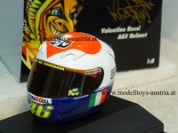 Helm AGV Valentino ROSSI 2007 Moto GP MUGELLO 1:8