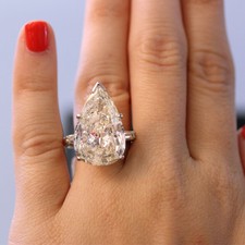 2ct pear shaped engagement rings