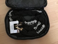 Abus Kettenschloss Fahrradschloss Winner 92/65 Schwarz 100 cm inkl. Tasche