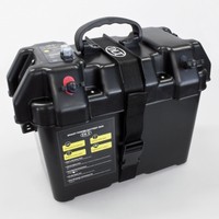 DLT Batterie Powerbox für Elektro Bootsmotor 12V Batteriekasten Batteriehalter