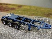 1/87 Herpa 26ft. Container-Chassis 3-Achs dunkelblau