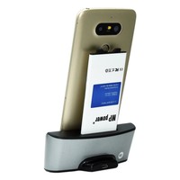 Ladegerät ladestation Akku Lader dock + 2x Akku für LG G5 H850 H830 H820 new!