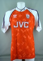 FC Arsenal Heim Trikot 1990 - 1992 - L - ADIDAS - LARGE - TOP Zustand