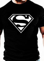 Superman Gym T-Shirt MMA Freizeit Bekleidung training Muskel trainieren top