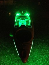 Kayak Paddle or CANOE - Green Fishing LED Light Kit --- Lifetime Warranty 9-12v