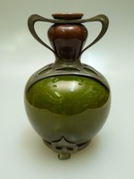 J. VON SCHWARZ NÜRNBERG VASE IN MONTIERUNG JUGENDSTIL ART NOUVEAU VASE NUREMBERG