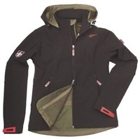 Covalliero Damen Softshell-Jacke-Reitjacke DENVER Apfelgrün  und Schwarz
