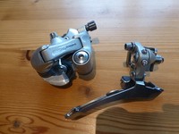Schaltwerk und Umwerfer Shimano 105