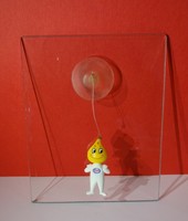 Original alter ESSO Max Oil Drop Saugnapf für die Scheibe 50er Jahre