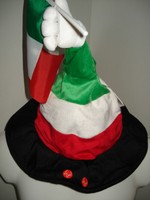 Fasching/Karneval Italien-Hut  mit Sound beweglicher Schwenkarm EM2016 Fussball 