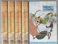Sven Nordqvist: Pettersson und Findus - 5  schöne VHS Videos, keine DVDs