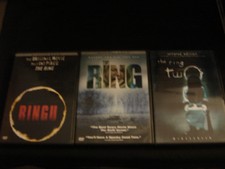 RINGU "Original Japanese Horror", THE RING & THE RING TWO *3 DVD SET LOT *OOP! "