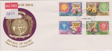 (Ica105) 1979 Nauru Fdc 4set peace on earth
