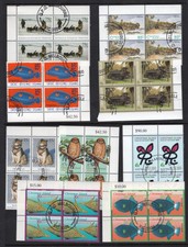 Assorted Australian Territories in Cto Blocks of 4 - Fv = $27.60
