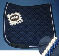 Eskadron Brillant Schabracke marine-royal,weiß Gr.DL