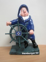 HSV Gartenzwerg klein mit Steuerrad NEU und OVP #