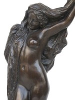 Bronze Figur von E.  Nahcepe *erotische Frau* Bronzefiguren Frauenakt  - 20645