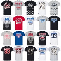 ECKO Unlimited Streetwear T-Shirt Herren Kurzarm Freizeit Shirt S M L XL 2XL neu