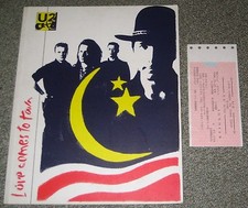 U2 Japan Tour Book with Ticket Stub Bono Concert Program others available