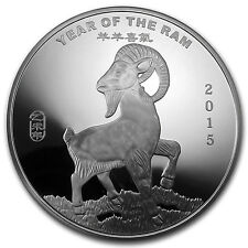 10 oz Apmex Year of the Ram Silver Round - Sku #83111
