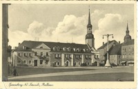 Rathaus, Spremberg, Niederlausitz, alte Ak von 1939