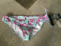 O'Neill Bikini Slip/Hose XL Türkis/Mint/ Blumen/ Pink/Rosa Hybrid *NEU