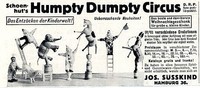 Schoenhut's Humpty Dumpty Circus Historische Annonce 1913
