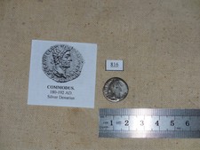 Commodus, Ancient Roman Silver Denarius