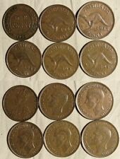 Australia : Lot 6 Coins 1 P(1932M;42P;43M;44P;45P;4 8M )Km#23;36 Nice Xf Ir41