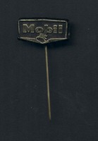 Mobil Oil Öl Anstecknadel