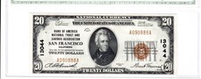 1929 $20 National San Francisco- A Stuning Gem Uncirculated Trophy!