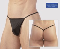 Svenj. Mini Badeslip Bade G String Tanga Badehose SEXY GEIL schwarz in S bis XXL