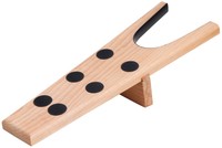 Stiefelknecht Stiefelauszieher mit Gummitrittfläche und Steg 34 cm