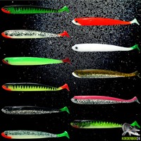 NEUHEIT 2016 Stint reloaded gerippt, 2 Stück Gummifisch 13cm Fluo UV Zander 