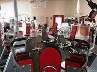 9-tlg. Profi effective Hydraulik Zirkel Fitness Studio gym Kurs Damen Course Top