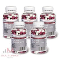 5x CREATINE ALKALINE 1500 Megabol 600 Kapseln Mega Kraft Muskelaufbau Anabol
