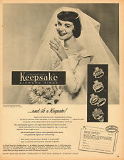 1940 s keepsake engagement wedding rings