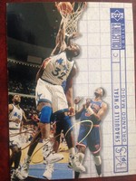 Shaquille O'Neal Signature Upper Deck Collectors Choice Basketball Karte