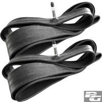 2 x 26" Zoll Fahrrad Schlauch Dunlop Ventil DV  Blitzventil 37-590