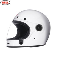 Bell Street Classic Bullitt Full Face Motorcycle Helmet (Solid White)