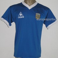 WM ARGENTINIEN TRIKOT DIEGO MARADONA AWAY NATIONALTEAM MEXIKO 1986 ex MESSI pL