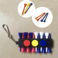 Golf Tool Set 12 Golf-Tees 2 Ball Marker 1 Golf-Bleistift Divot Tool Tee-Halter