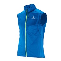 Salomon Fast Wing Vest Men Union Blue Herren Laufweste Blau Grün