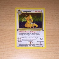 ★ POKEMON Karte Dragonite Dragoran Holo 1. Edition RARITÄT #4/62 + MINT / NEU ‼️