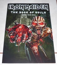 Iron Maiden Official 2016 Book Of Souls Tour Program Foldout Poster Mint! Shirt